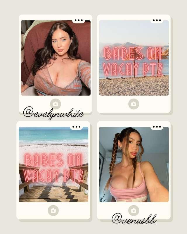 Babes on Vacay: Part 2! 🌞
Me and Venus are going on vacay ag..