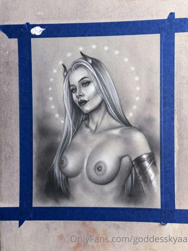 I recently had a custom portrait commissioned… and this is t..