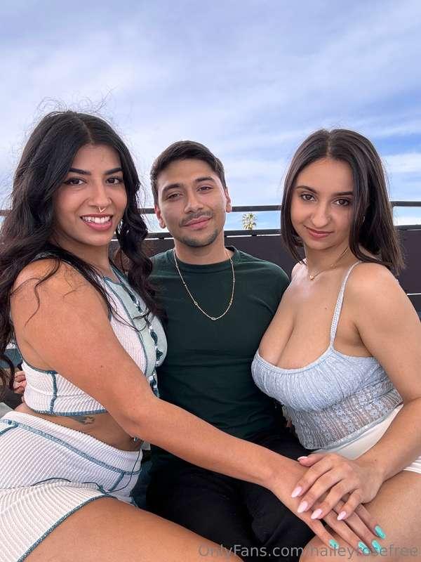 I posted a hot new threesome yesterday with @jasminesherni a..