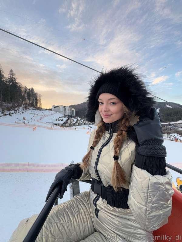 Elegance in motion ❄️⛷️✨ The mountains are my runway, and th..