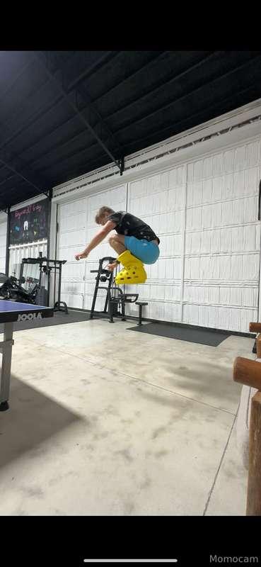 I like to jump in my free time lol