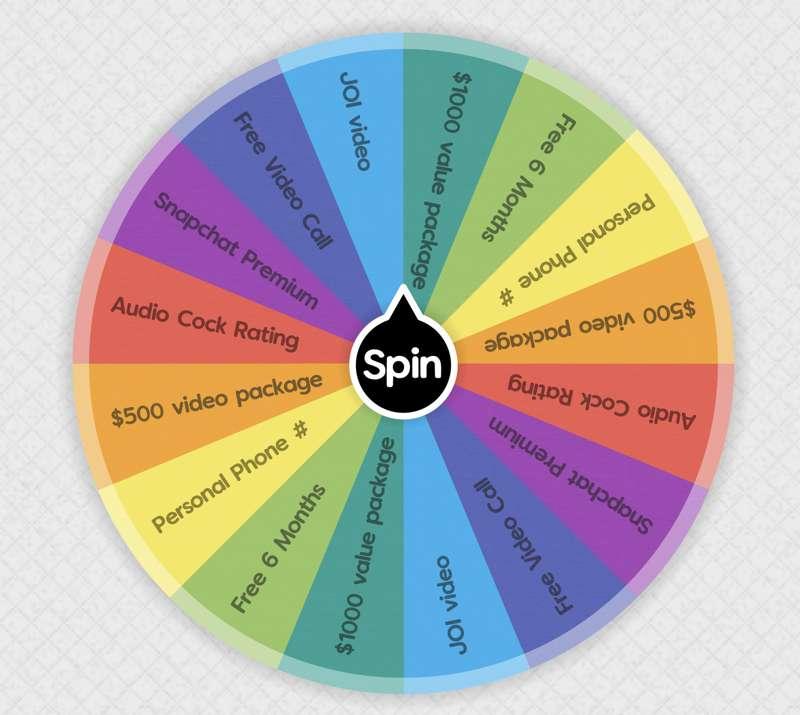 𝐒𝐏𝐈𝐍 𝐖𝐇𝐄𝐄𝐋 𝐏𝐑𝐈𝐙𝐄𝐒 🎉
Tip $7 to spin one time
Tip $10 to spin ..