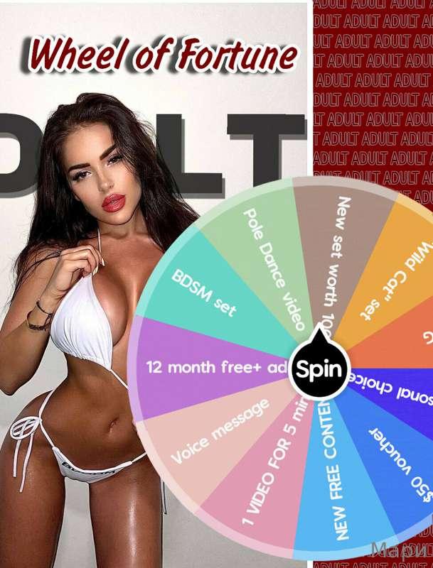🔥ADULT UPDATE WHEEL OF FORTUNE🔥

ᴛᴏᴅᴀʏ ʏᴏᴜ ʜɪᴛ ᴛʜᴇ ᴊᴀᴄᴋᴘᴏᴛ ʙ..