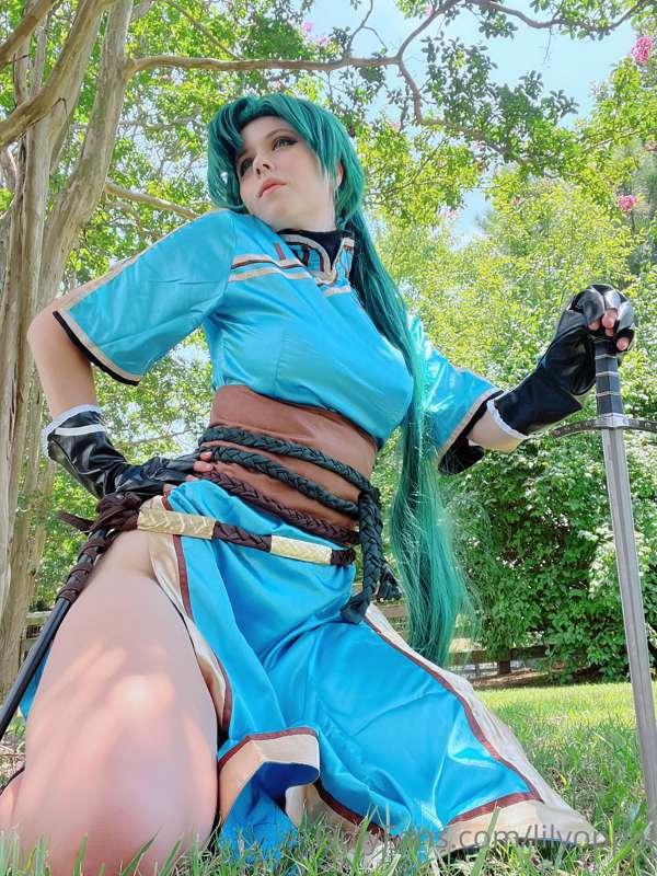 "I'm Lyndis of the noble house of Caelin. Yet I truly belong..