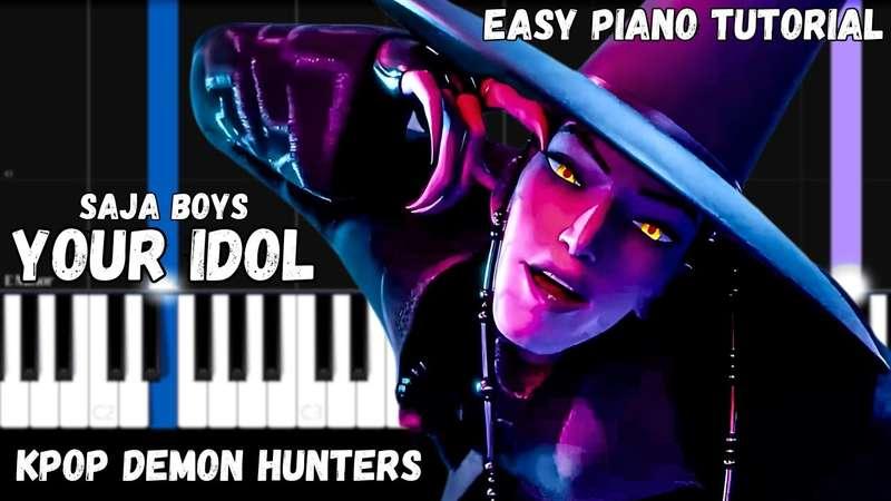 Easy MIDI - KPop Demon Hunters - Your Idol (Atlantic Notes Arrangement + Tempo + Colors + Key)
