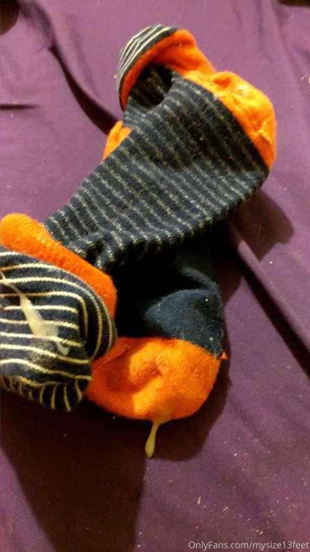 Came on my socks