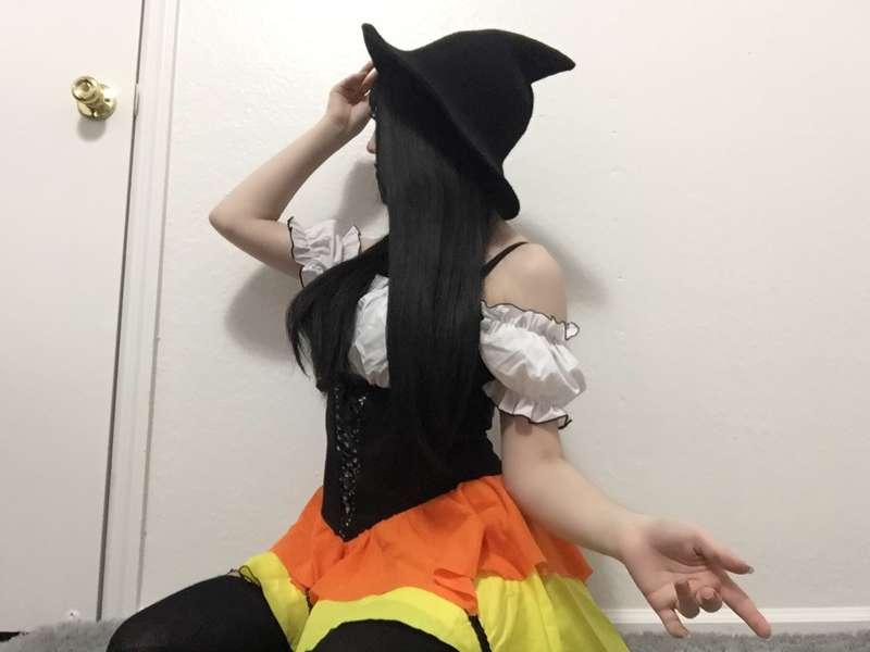Candy Corn Witch