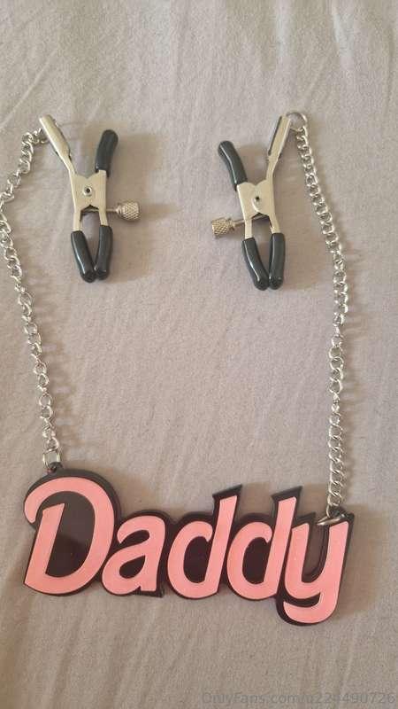 U want to see these daddy clamps on my tits then pussy lips ..