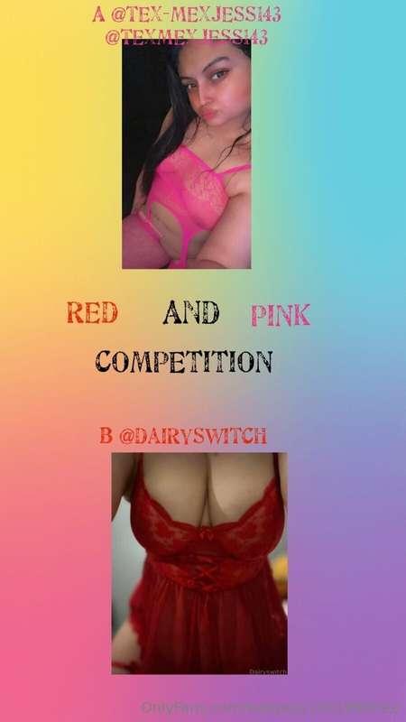 ❤️ Red and pink competition 💖  Vote for your favourite creat..