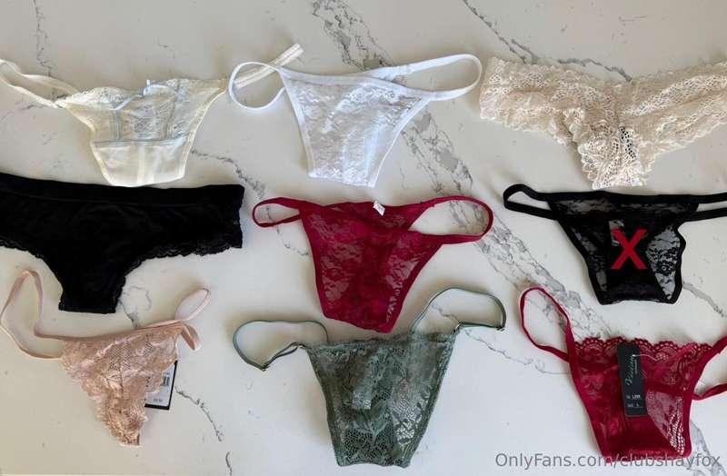 Reminder that I am selling panties! 
