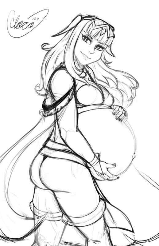 (R18, Sketch) Tharja!