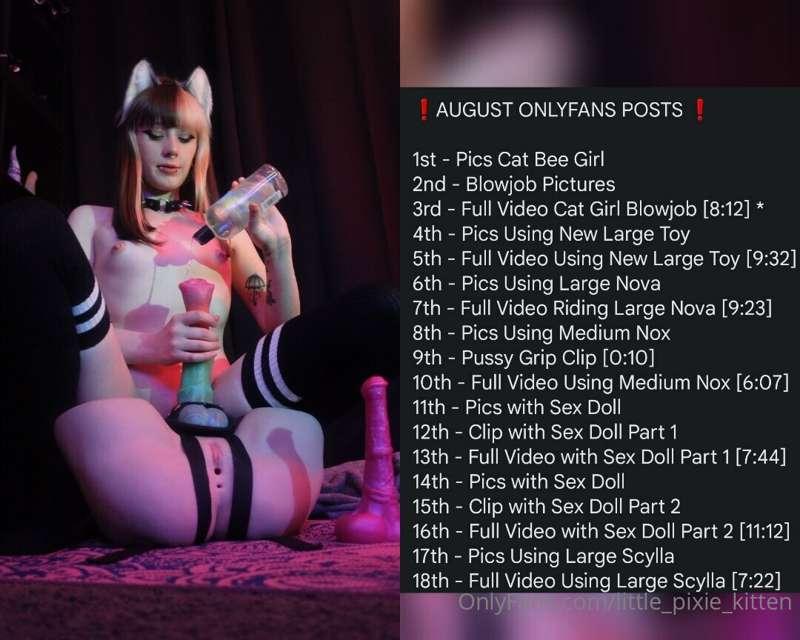 ❗️PLEASE REMEMBER TO LIKE MY POSTS ❗️

August Posts Update! ..