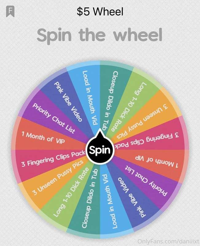 🎡 SPIN THE WHEEL 🎡 

So excited to finally have wheelspins f..