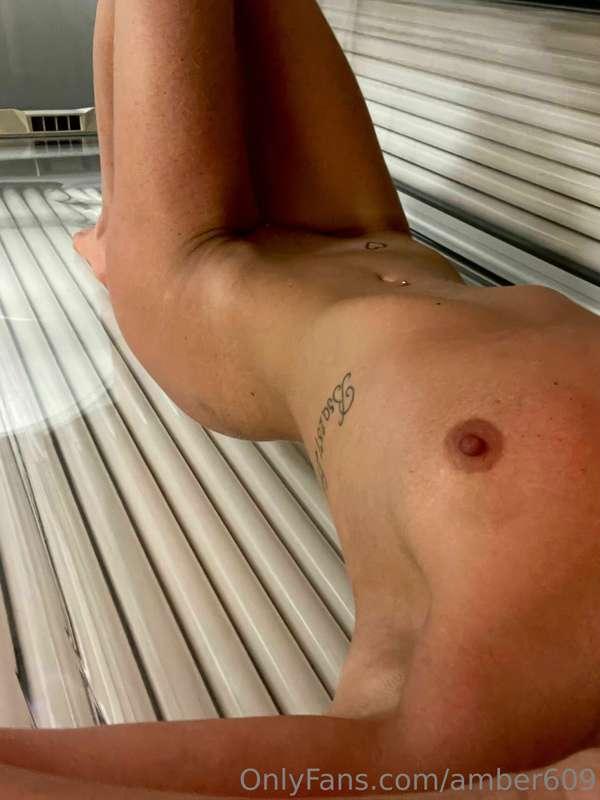 Come, we can sunbathe together and get freaky after we are d..