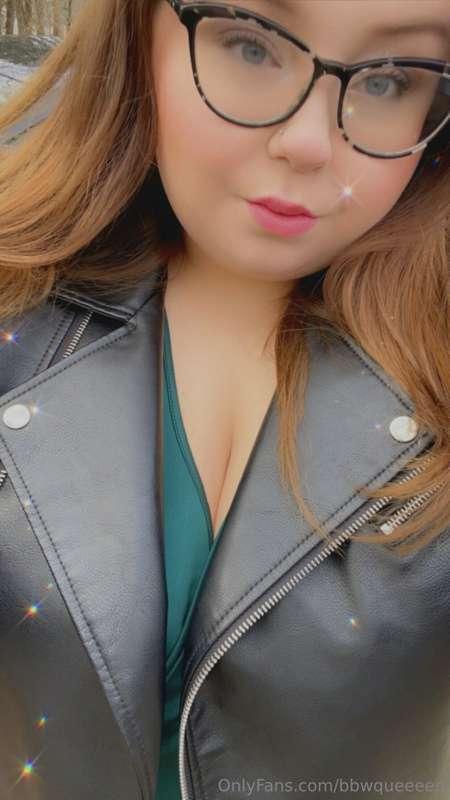 Leather jacket for Christmas 😈🖤