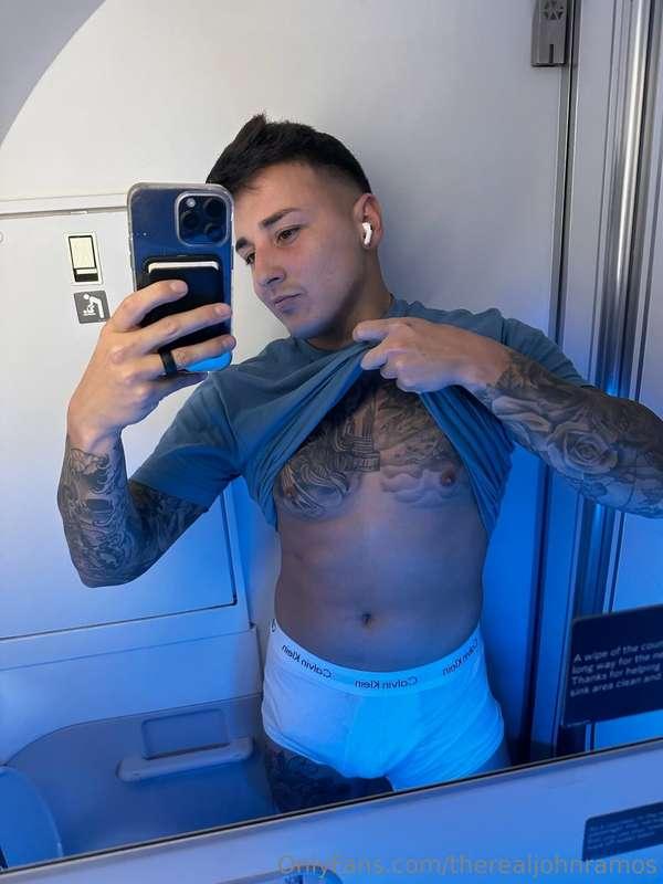 On a flight with Freddy and he Dared me to join the mile hig..