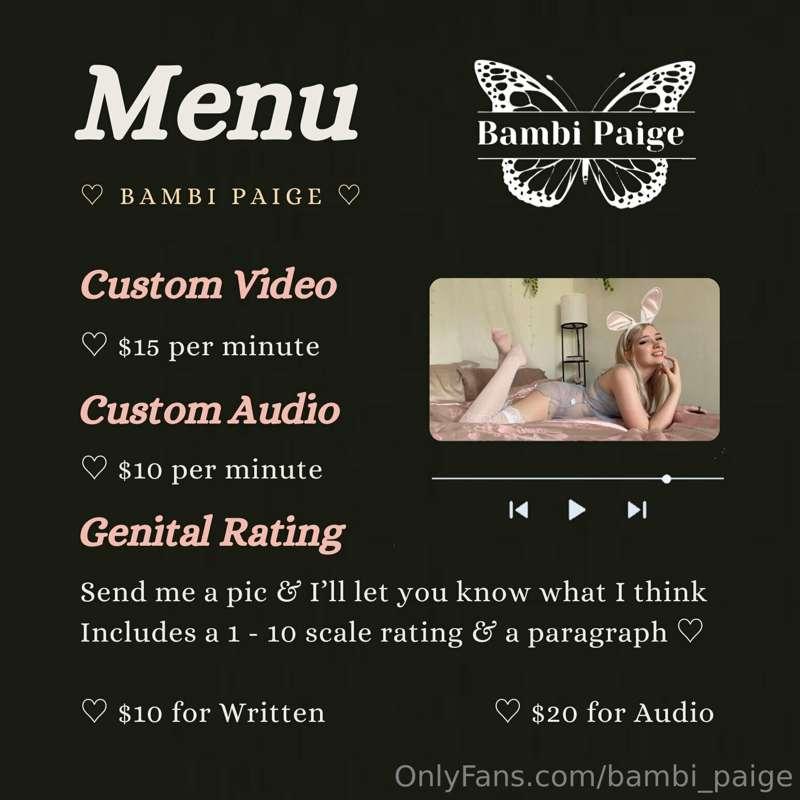 .
: ✩‧₊ ˚ +  ***CUSTOM VID INFO BELOW !!***  ☆. : ✩‧₊ ˚+ .

..