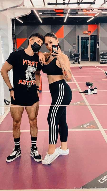 workout working in glutes day with mah trainer xx