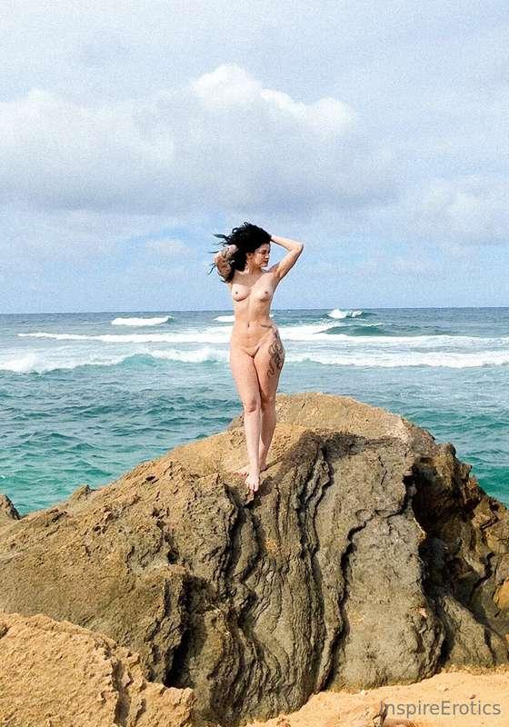 Definitely got spotted taking these nudes on the beach but w..