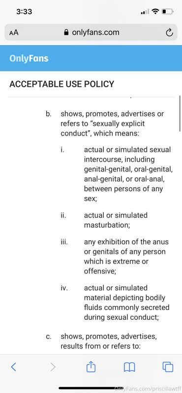 If you didn’t hear Onlyfans sent out a new policy letter tod..