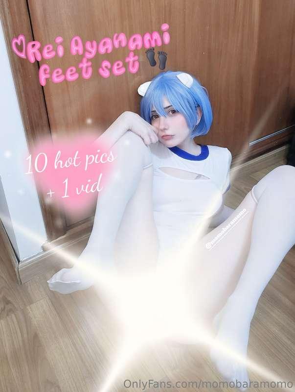 Rei Ayanami feet set 💕A special set for feet lovers 👣 This s..