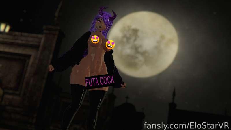Hey everyone, here a nice set of pics with succubus mommy under the full mood with my big hard futa cock out^^. If you want to see all my content uncensored support your succubus mommy by becoming a Stargazer&lt;3