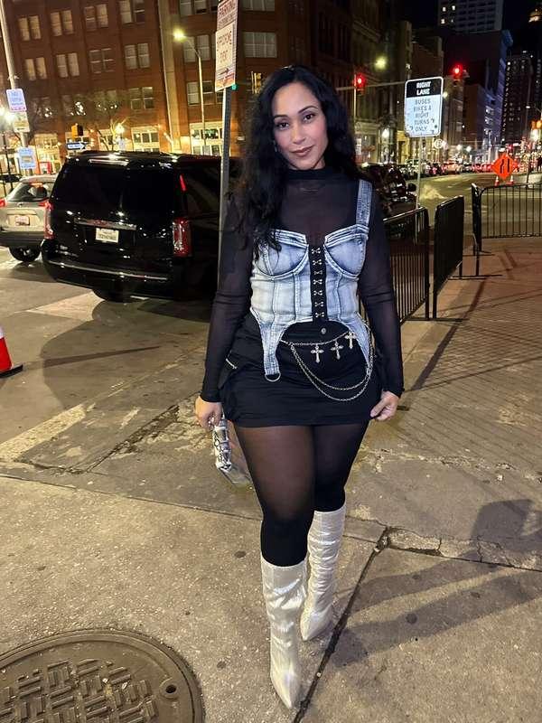 Out on the town last night ❤️