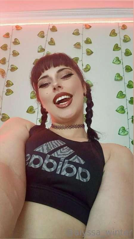 My girl look like Wednesday Addams
Eyes go black when she or..