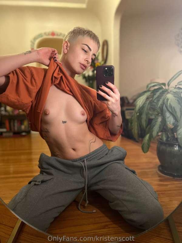 Sweats and a tshirt or lingerie?