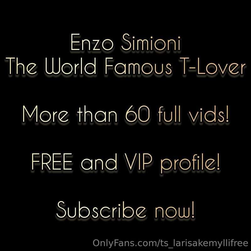 💥More than 60 TS porn vids!👉 @enzos (FREE)😎👉 @enzos_vip (VIP..