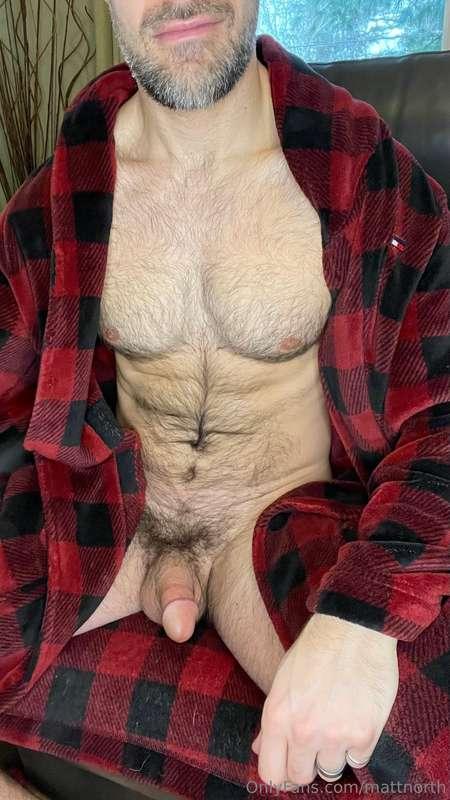 If I was sitting across from you and my robe was open would ..