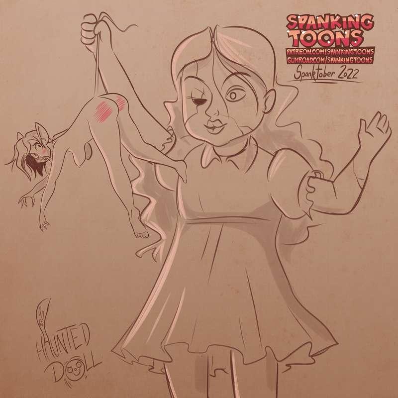 Spanktober22 - 17. Haunted Doll