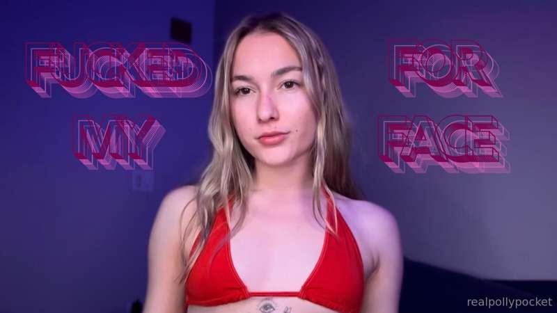 FUCKED FOR MY FACE 💕 you’re so fucking weak, all it takes is..