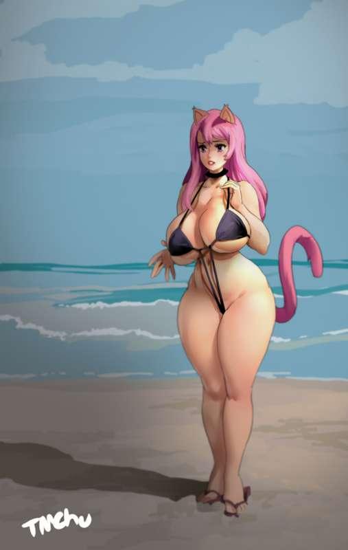 Nao at the beach