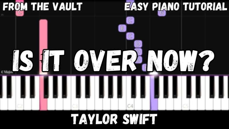 Easy MIDI - Taylor Swift - Is It Over Now? (Atlantic Notes Arrangement + Tempo + Colors + Key)