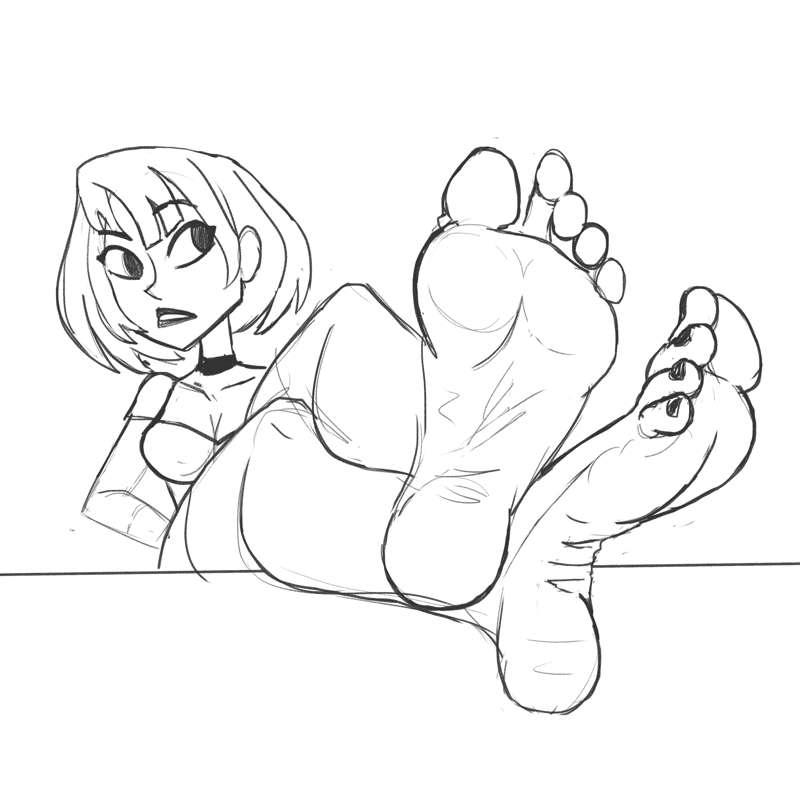 Gwen's feet [Sketch]
