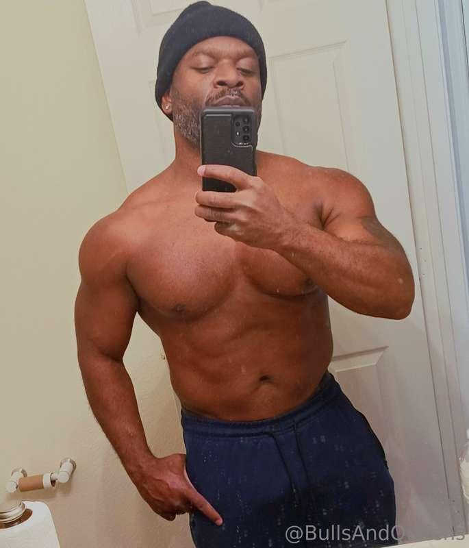Just got done working out. Hope you guys and ladies are doin..