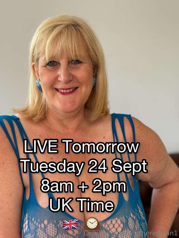 LIVE SHOW TOMORROW 8am + 2pmUK TimeWhat shall I wear?