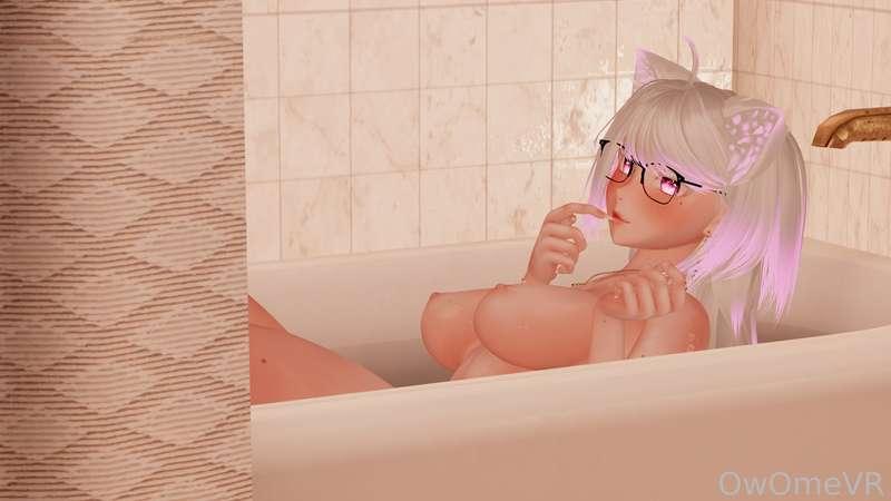 Why don't you join me in the shower?~💗

All my stuffs: https://linktr.ee/OwOmeVR

#hentai #anime #vtuber #lewdtuber 
#ass #lewd #nsfw #nude #fyp #abs