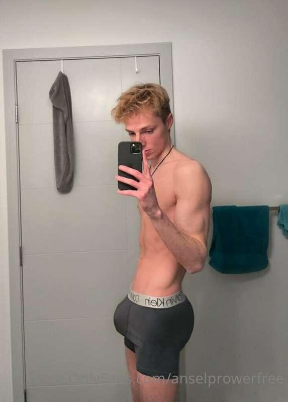 Would you grab my bulge or my ass first?