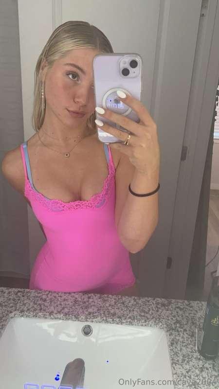 Do you think I'm able to pull off the tight pink pajama look..