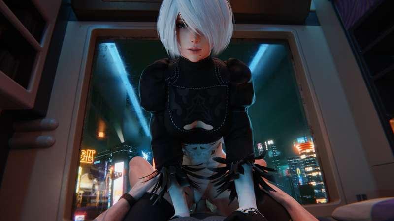 Night with 2B (15 images)
