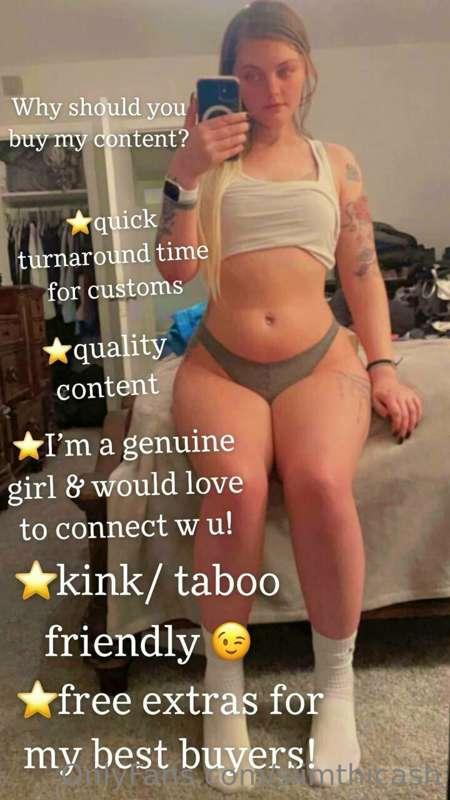 ## ***NEW SNAP***

Tip $5 = free pic + add back 

Tip $10 = ..