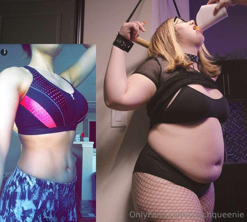 From fit to feasting. I used to have abs. Now I see how much..