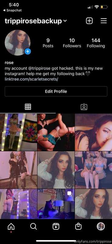 follow my new instagram 
my old one got hacked