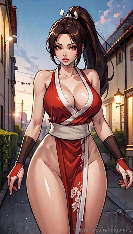 Would you like to see me cosplaying Mai Shiranui??   I'm thi..