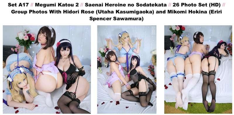 Saekano Trio, new set release!