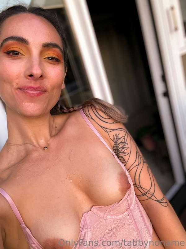 sunset, cum covered and happy 🥰🥰