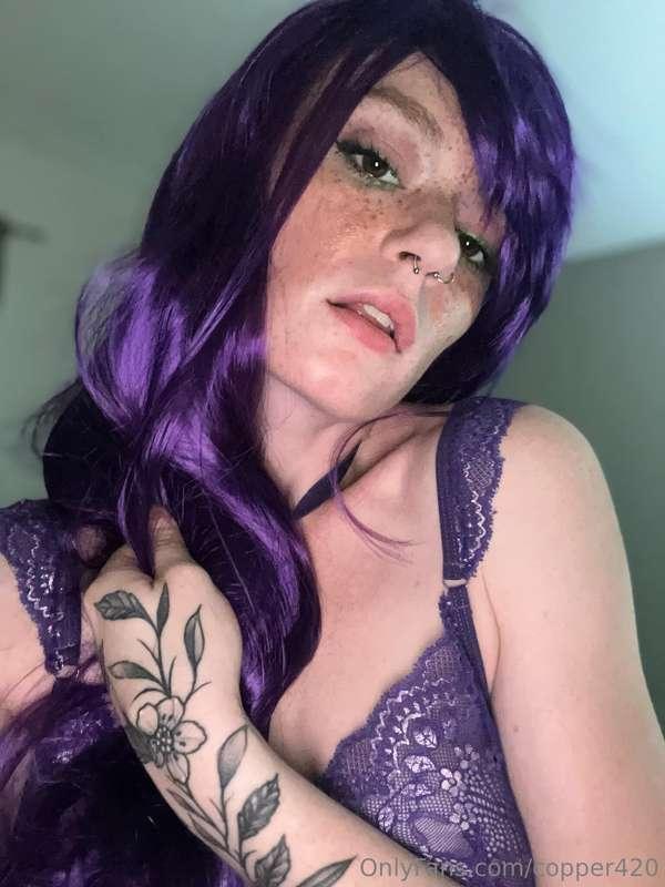 Feeling purple