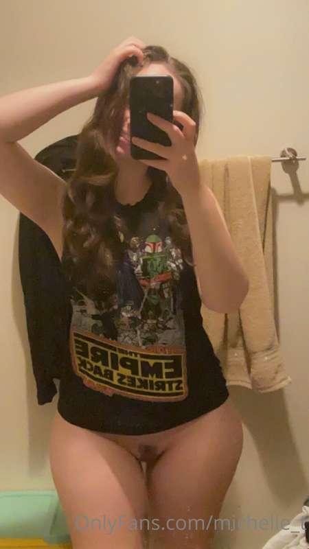 Good night, remind me to clean my mirror in the morning, hah..